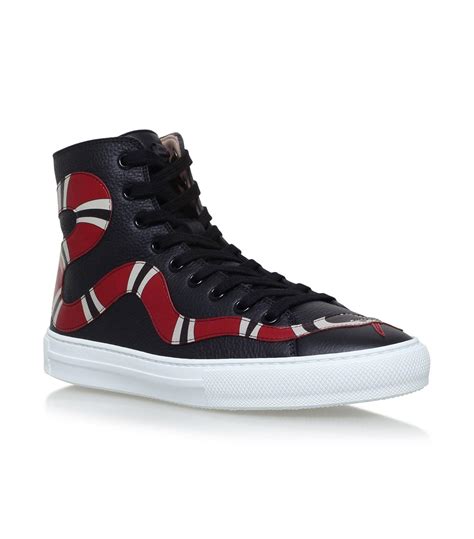 gucci snake sneakers men|gucci snake high top sneakers.